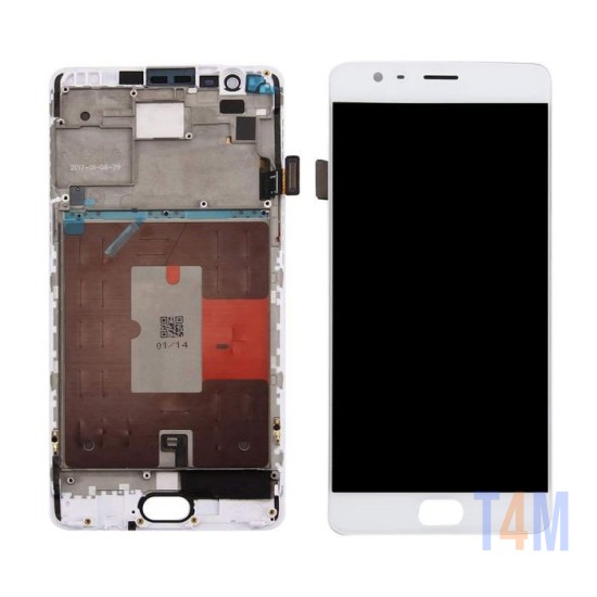 Touch+Display+Frame OnePlus 3/3T White